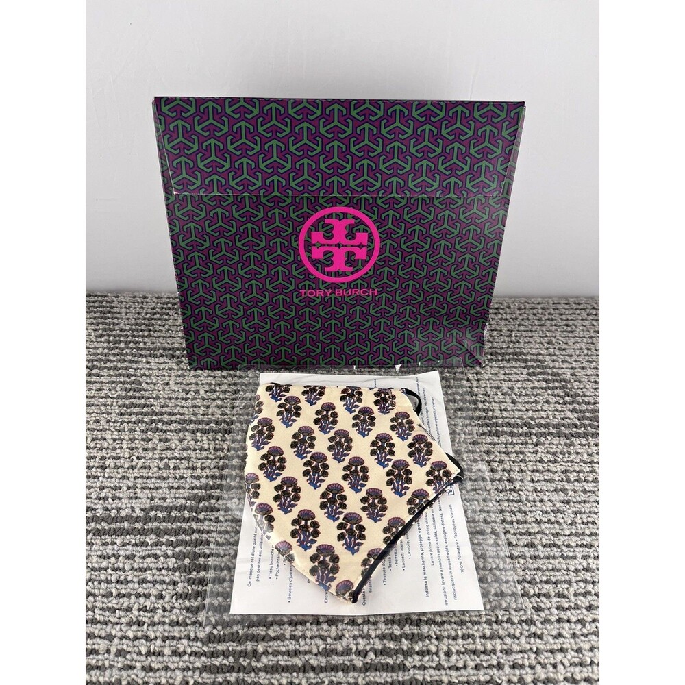 Tory Burch Face Mask New/Sealed Mushrooms